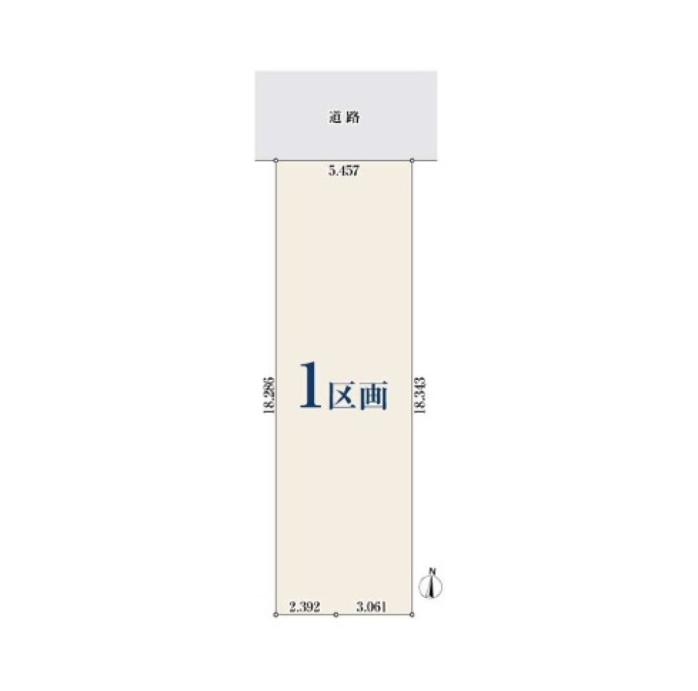 名古屋市西区城西 408①　1区画 画像1