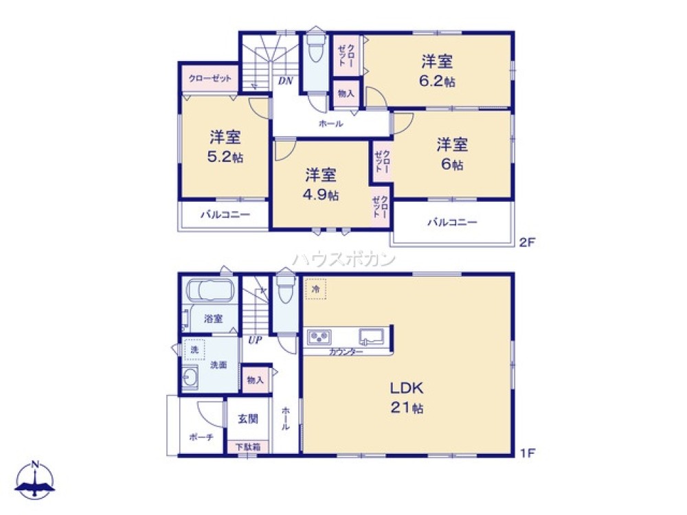 小牧市本庄郷浦第15　全1棟　1号棟 画像4