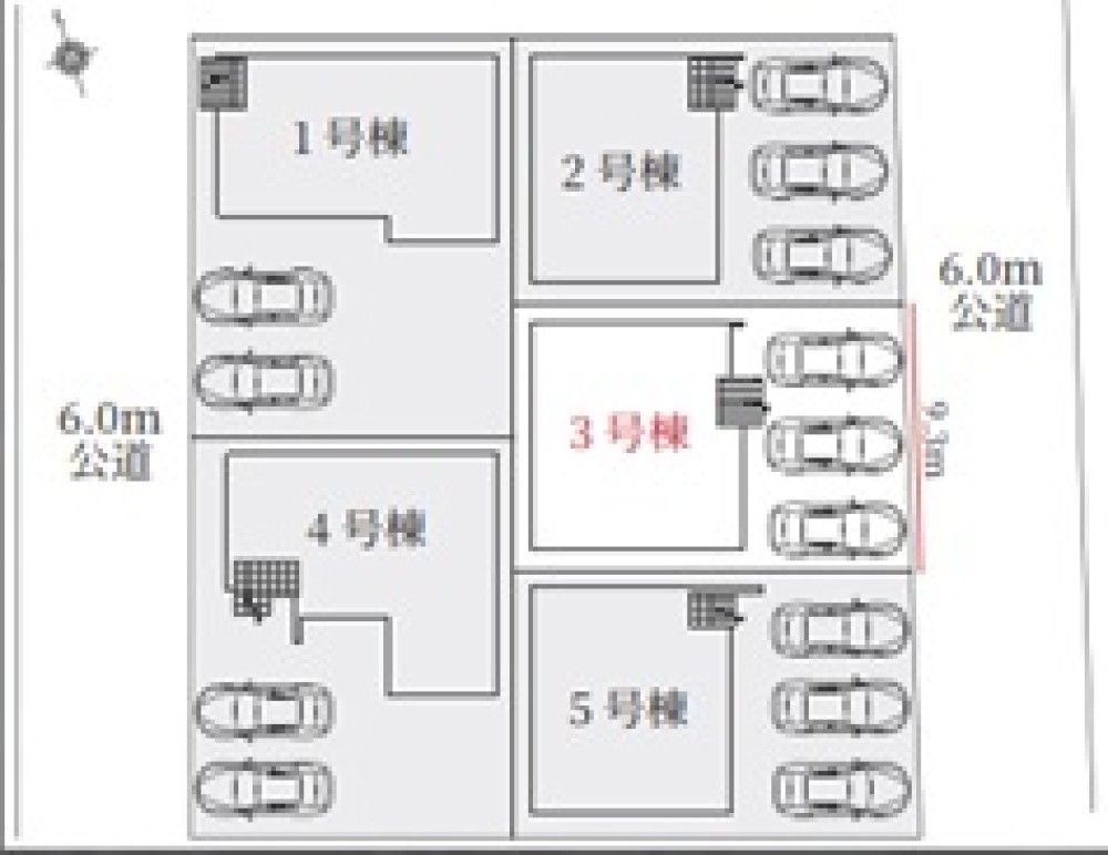 名古屋市中川区万場一丁目　2期　全5棟　3号棟 画像1