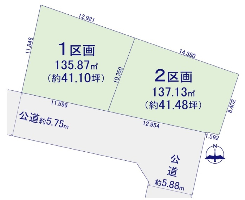 名古屋市中川区吉津　2期　全2区画　2区画 画像1