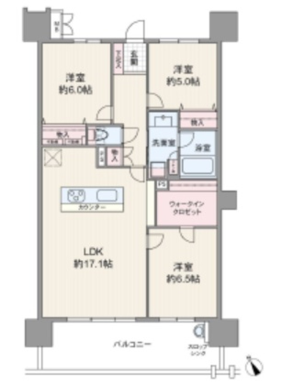 ユニーブルはなみずき通り 画像1