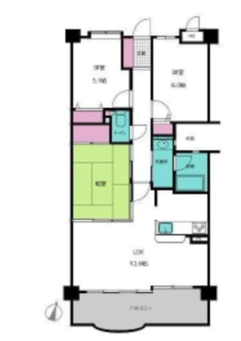 ライオンズマンション大針 画像1