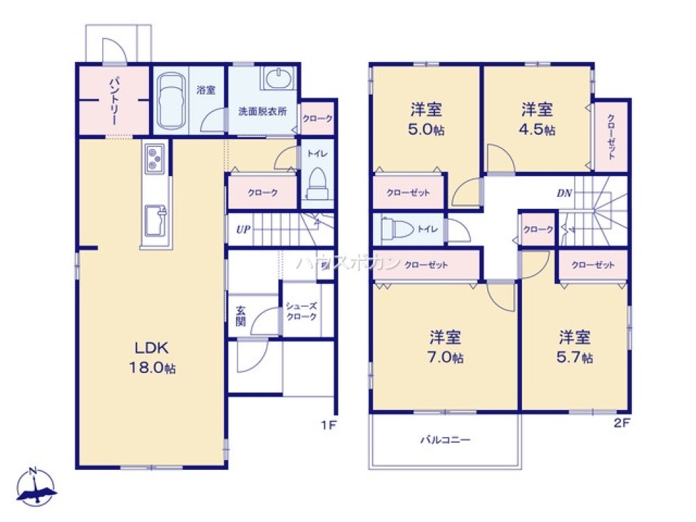 知多郡武豊町字上ケ　1期　全2棟　1号棟 画像7