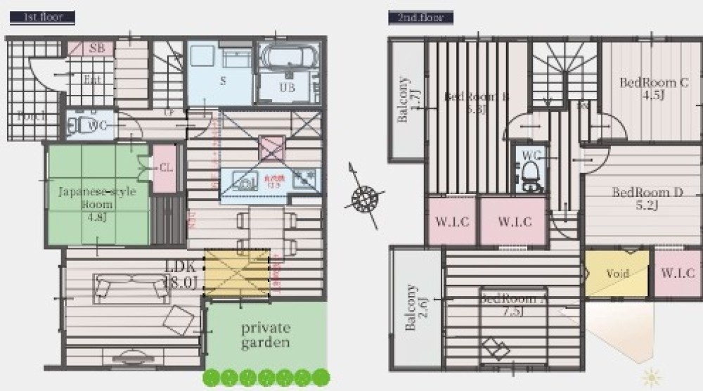吹抜のあるリビング☆