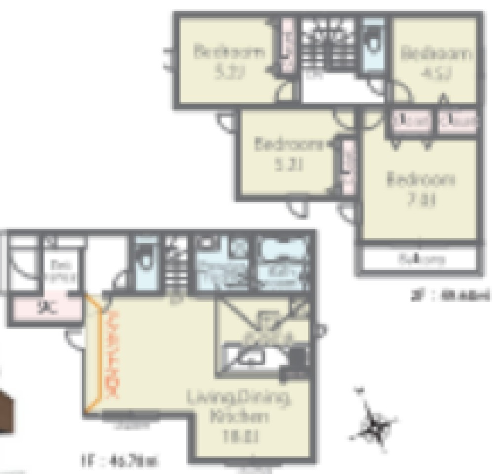 西尾市永吉三丁目　01期　全2棟　1号棟 画像2