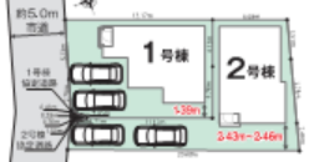 西尾市永吉三丁目　01期　全2棟　2号棟 画像1