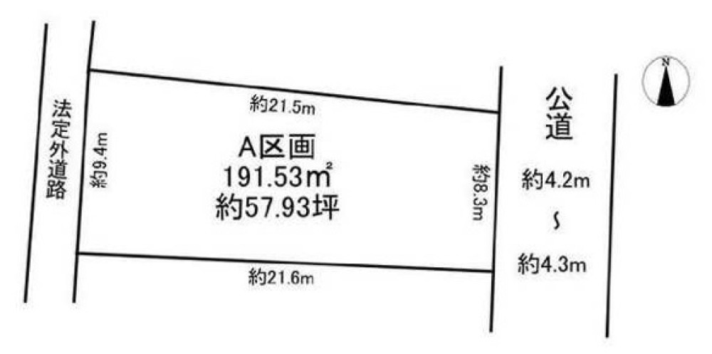 名古屋市中村区岩塚町　全2区画　A区画 画像1