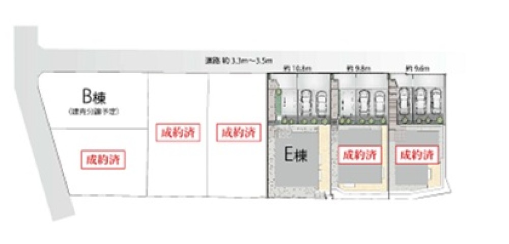 名古屋市天白区表山　プラセシオンガーデン八事表山Ⅲ　全7棟　E棟 画像1