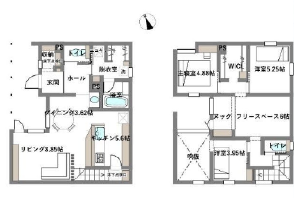 岡崎市庄司田三丁目　全1棟 画像2
