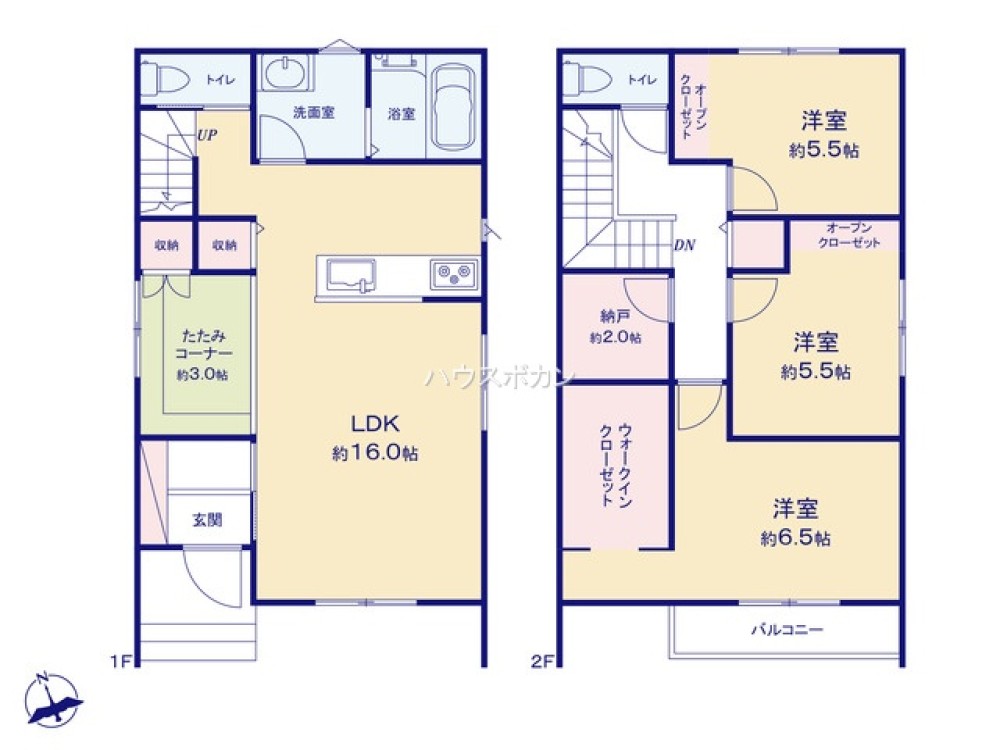 西尾市富山二丁目　全2棟　A棟 画像2