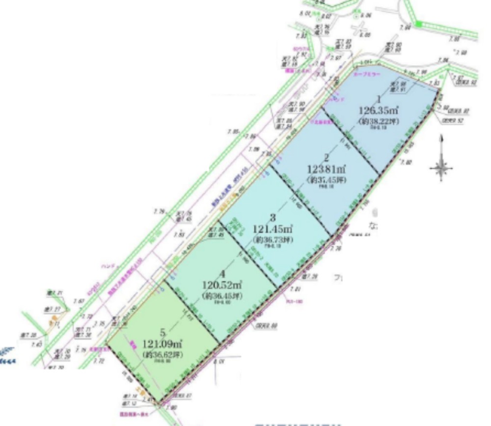 西尾市平坂町　全5区画　1号地 画像1
