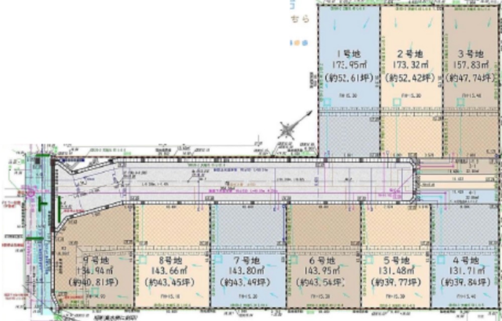 岡崎市矢作町　全9区画　2号地 画像1