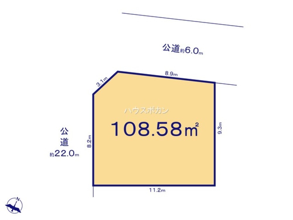 春日井市中央通1期　全2区画　1号地 画像1