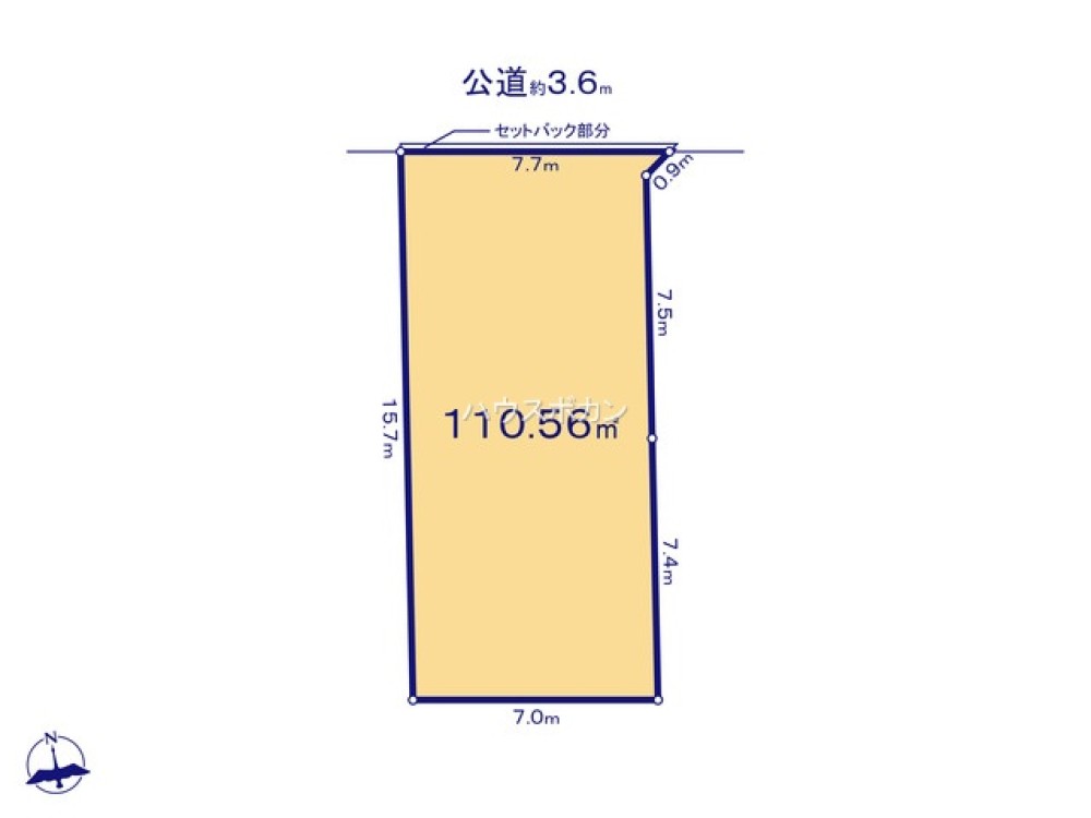名古屋市中村区日比津町　2期　全3区画　1区画 画像3