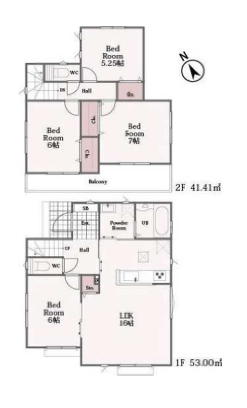一宮市萩原町　全3棟　A号棟 画像1