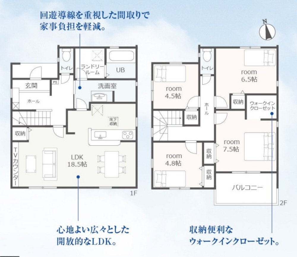 春日井市高森台二丁目　全2棟　1号棟 画像2