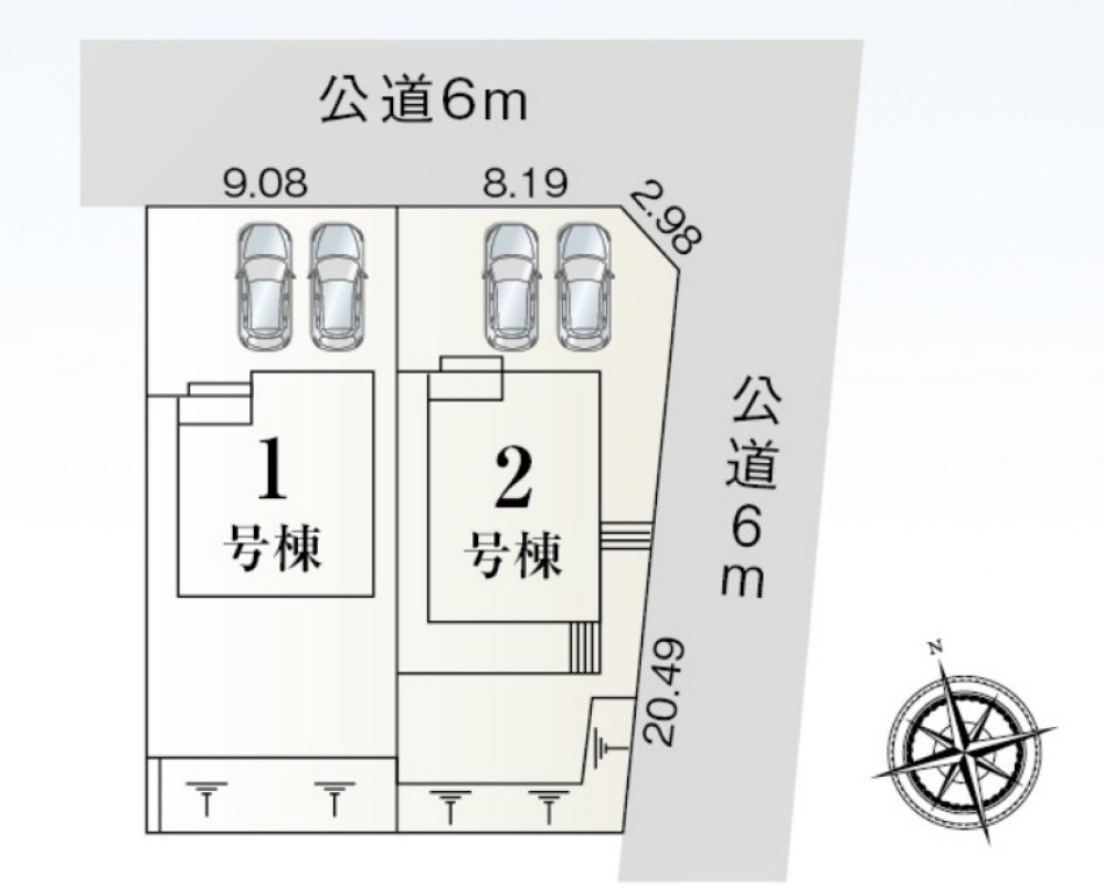 春日井市高森台二丁目　全2棟　2号棟 画像1