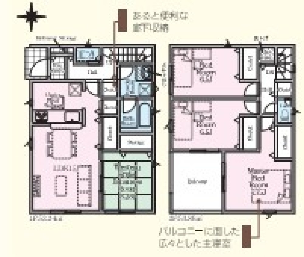 2階全居室6帖以上の4LDKです！
