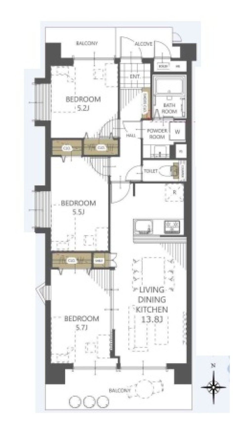 モアグレース若竹 画像1