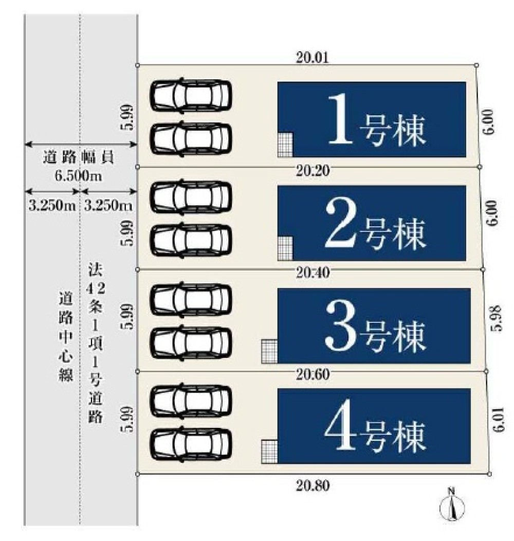 名古屋市緑区潮見が丘二丁目　2174④　全4棟　2号棟 画像1
