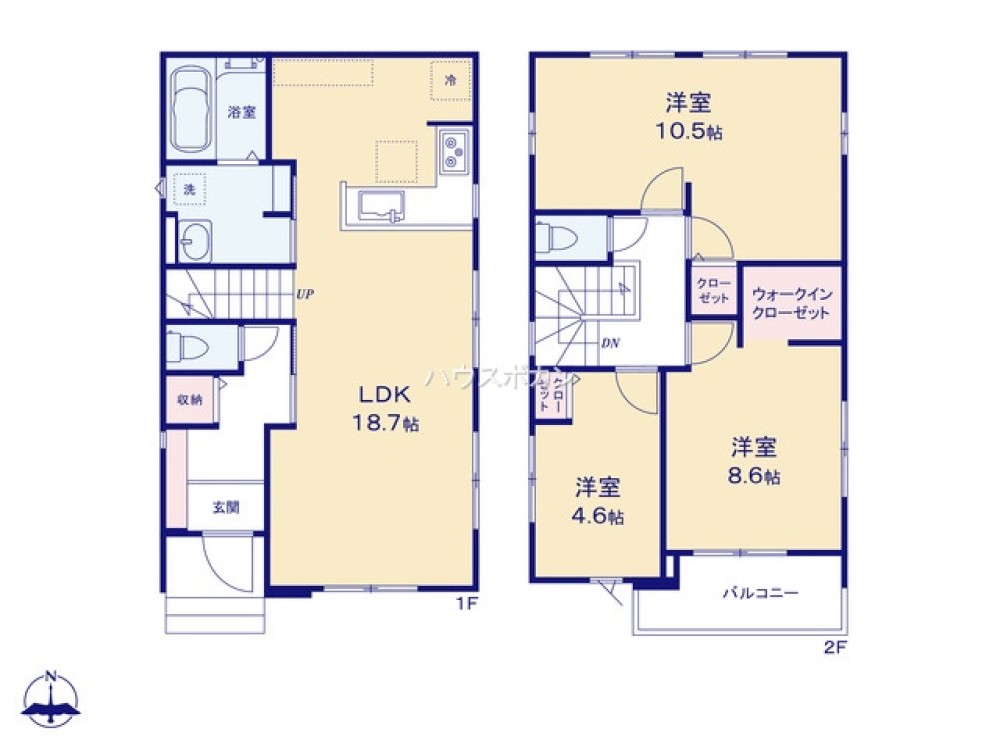 全居室2面採光の3LDKです！