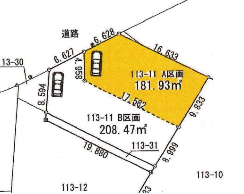 豊川市一宮町　全2区画　A区画 画像1