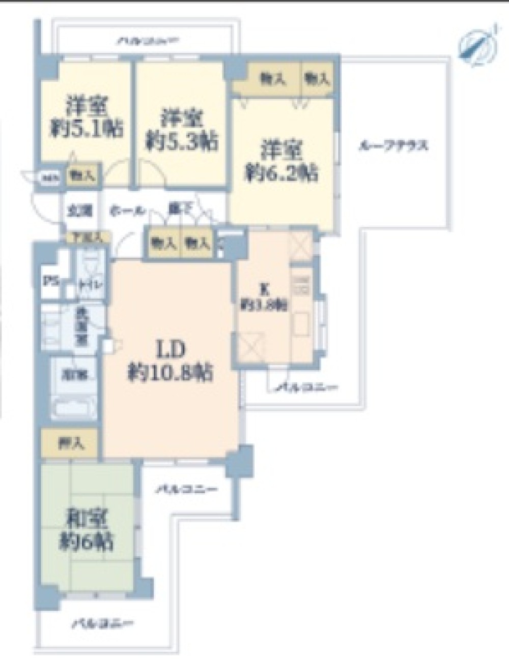 一社台スカイマンションA棟 画像1