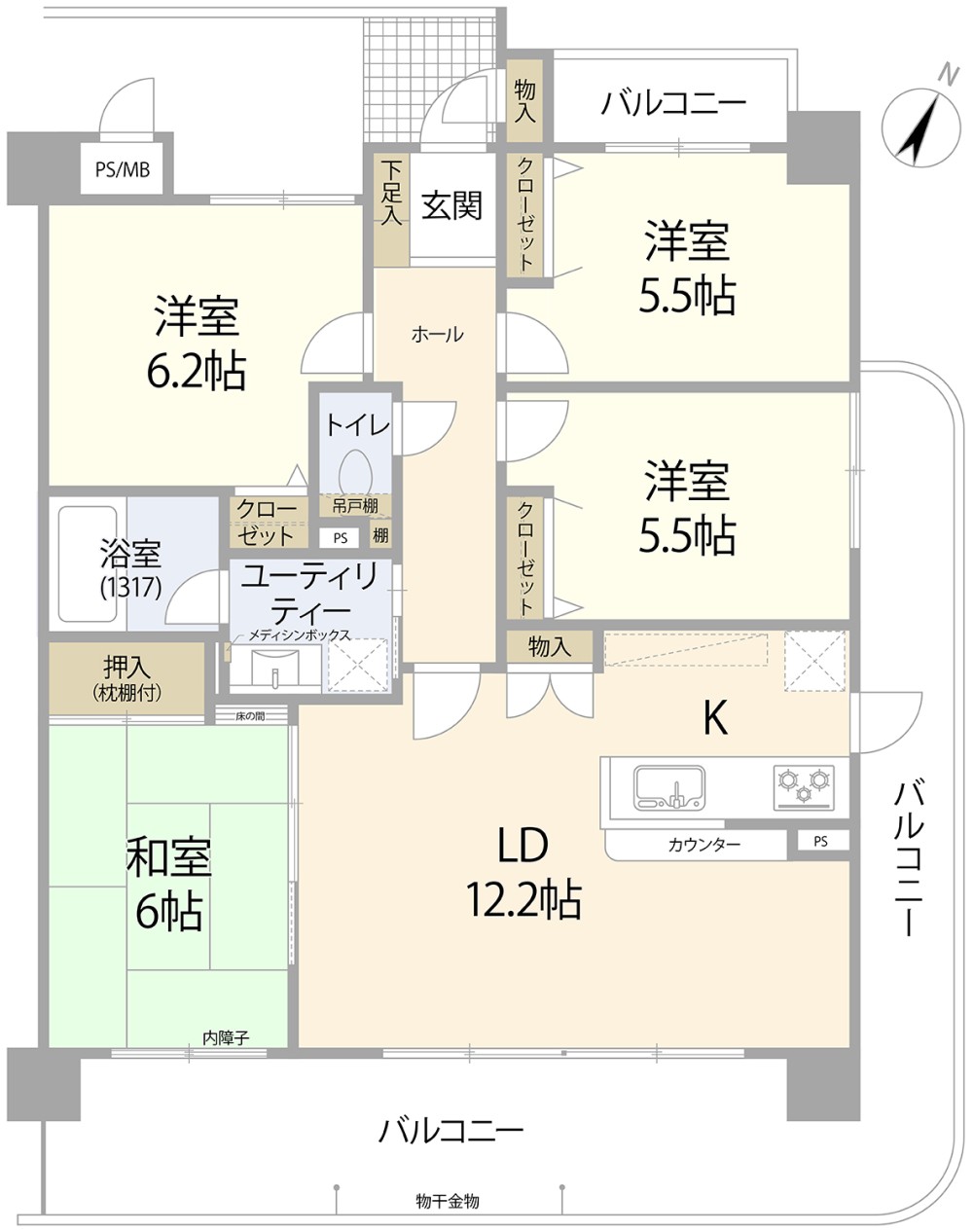 ロイヤルマンション新道公園 画像24