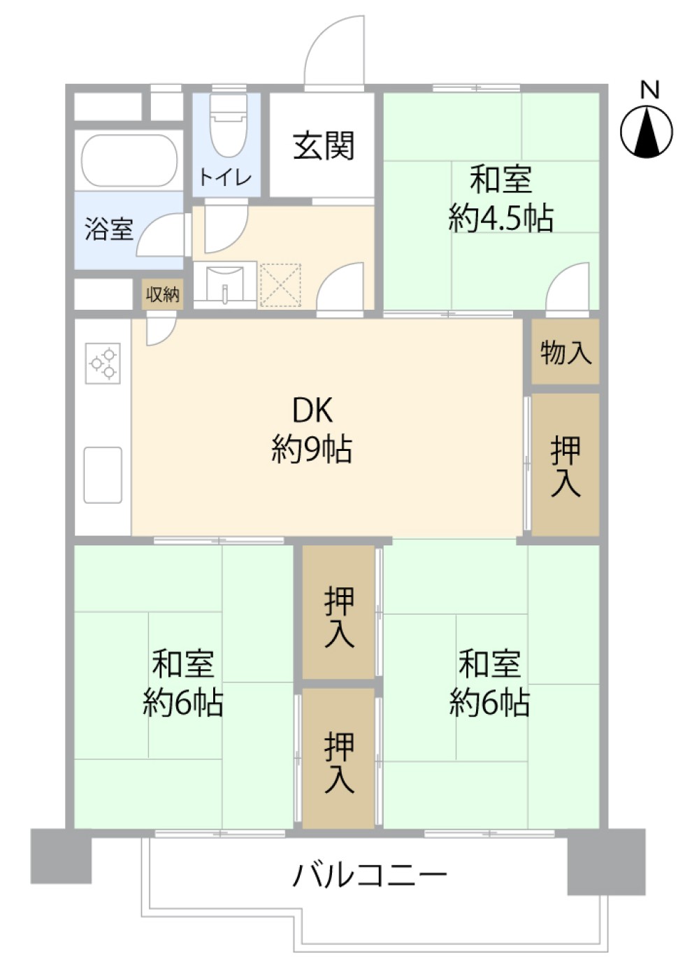 西一社第二団地　102号棟西 画像9