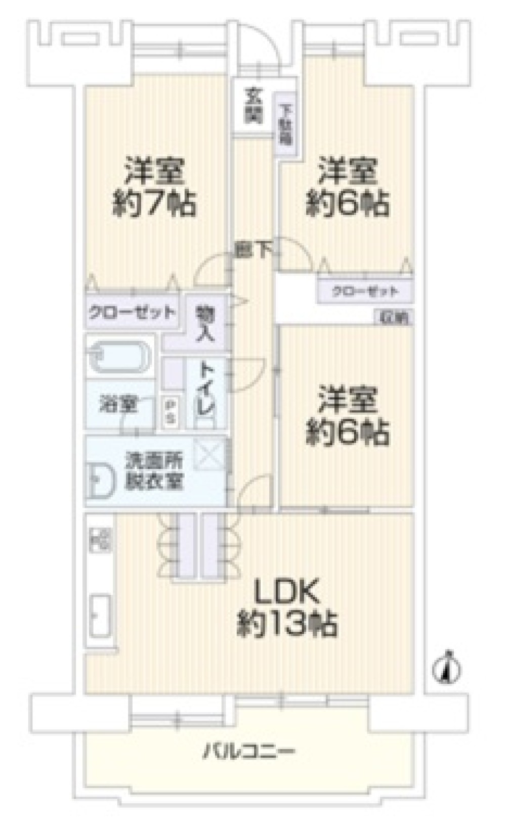レインボー旭町 画像1