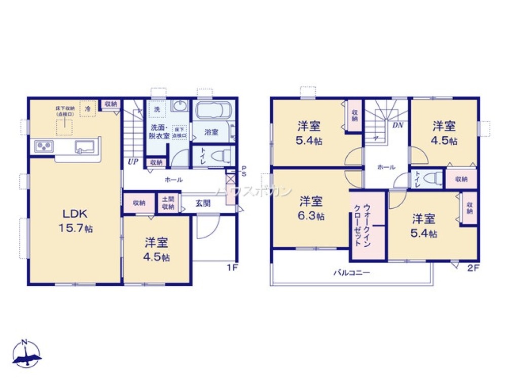 知多郡武豊町大東大高　全2棟　2号棟 画像4