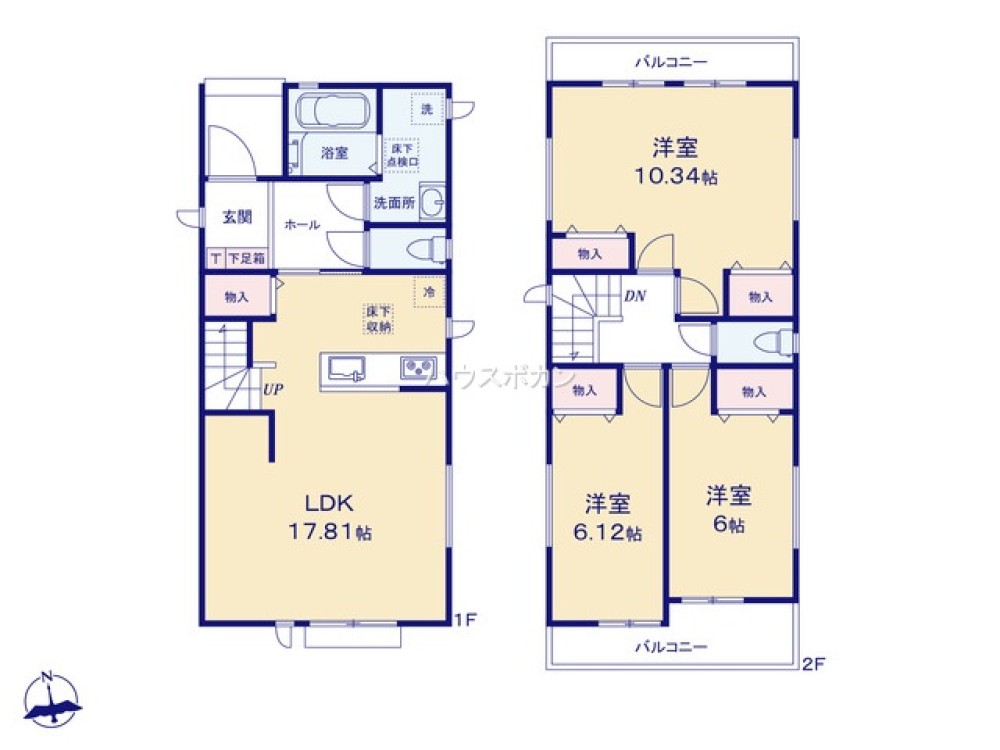 春日井市西本町三丁目　全1棟　A号棟 画像2
