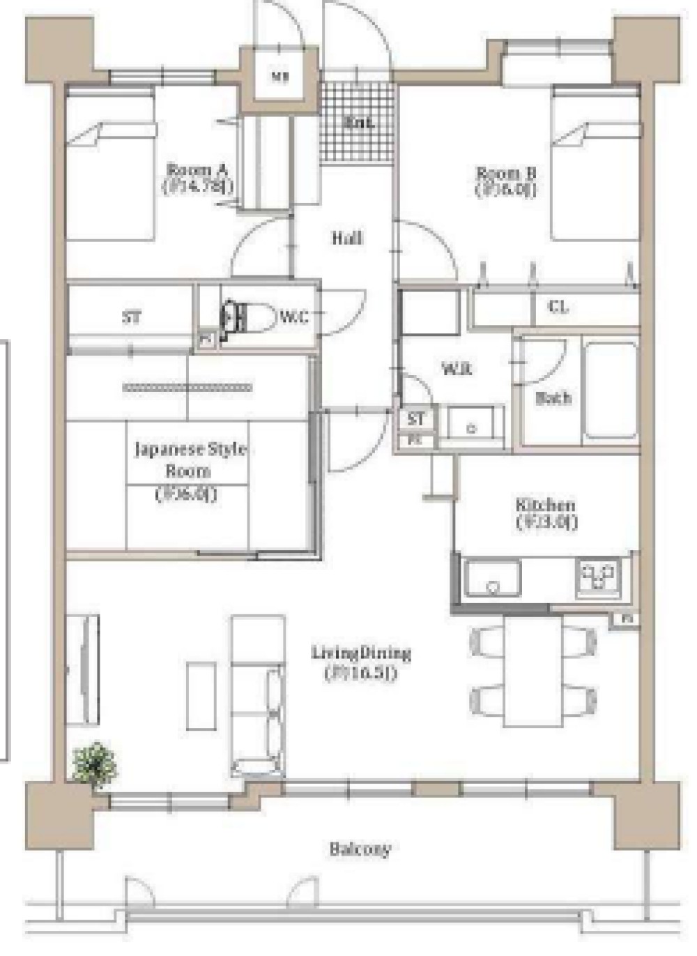 高層階につき日当たり・眺望良好♪