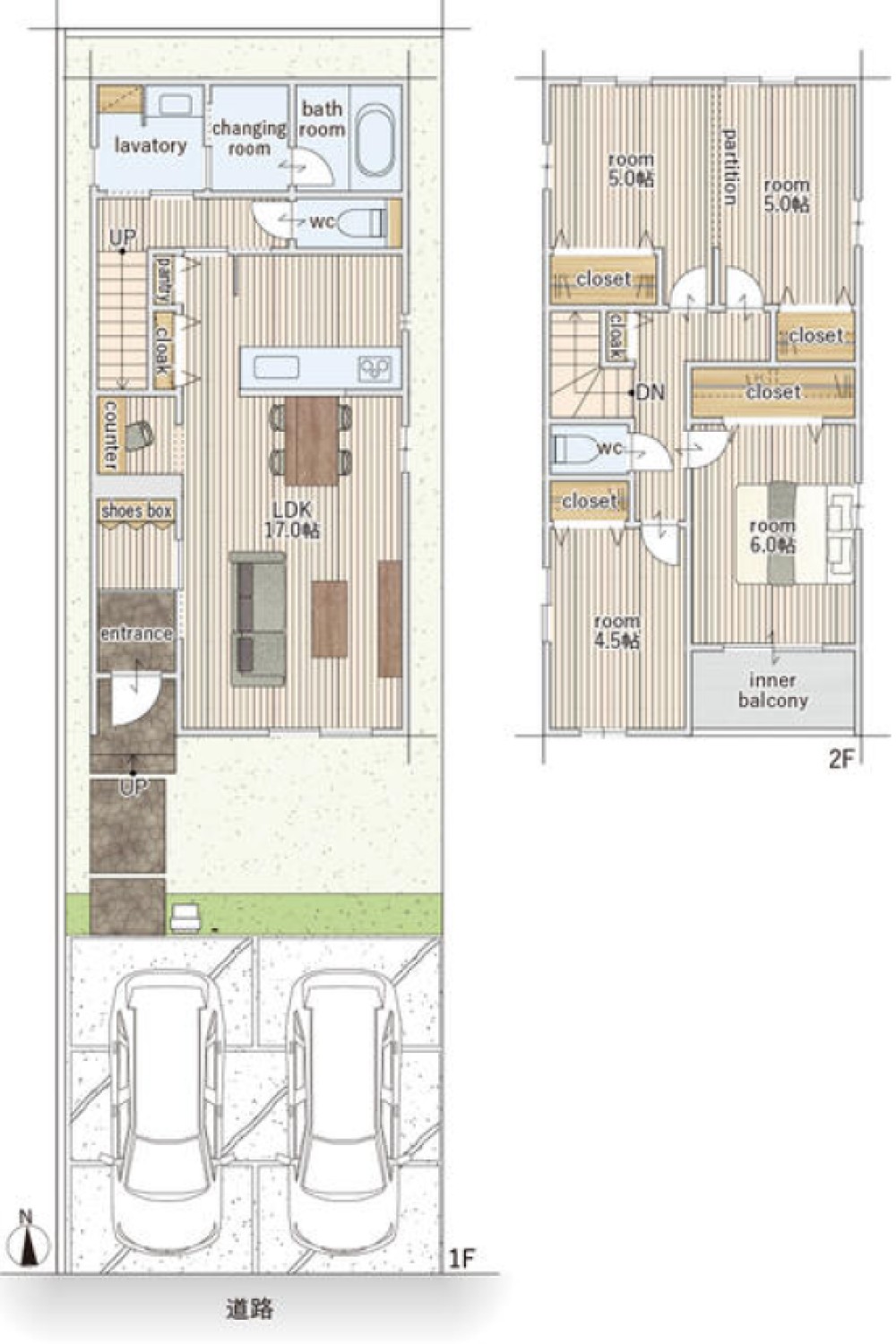 刈⾕市築地町　全3棟　1号棟 画像2