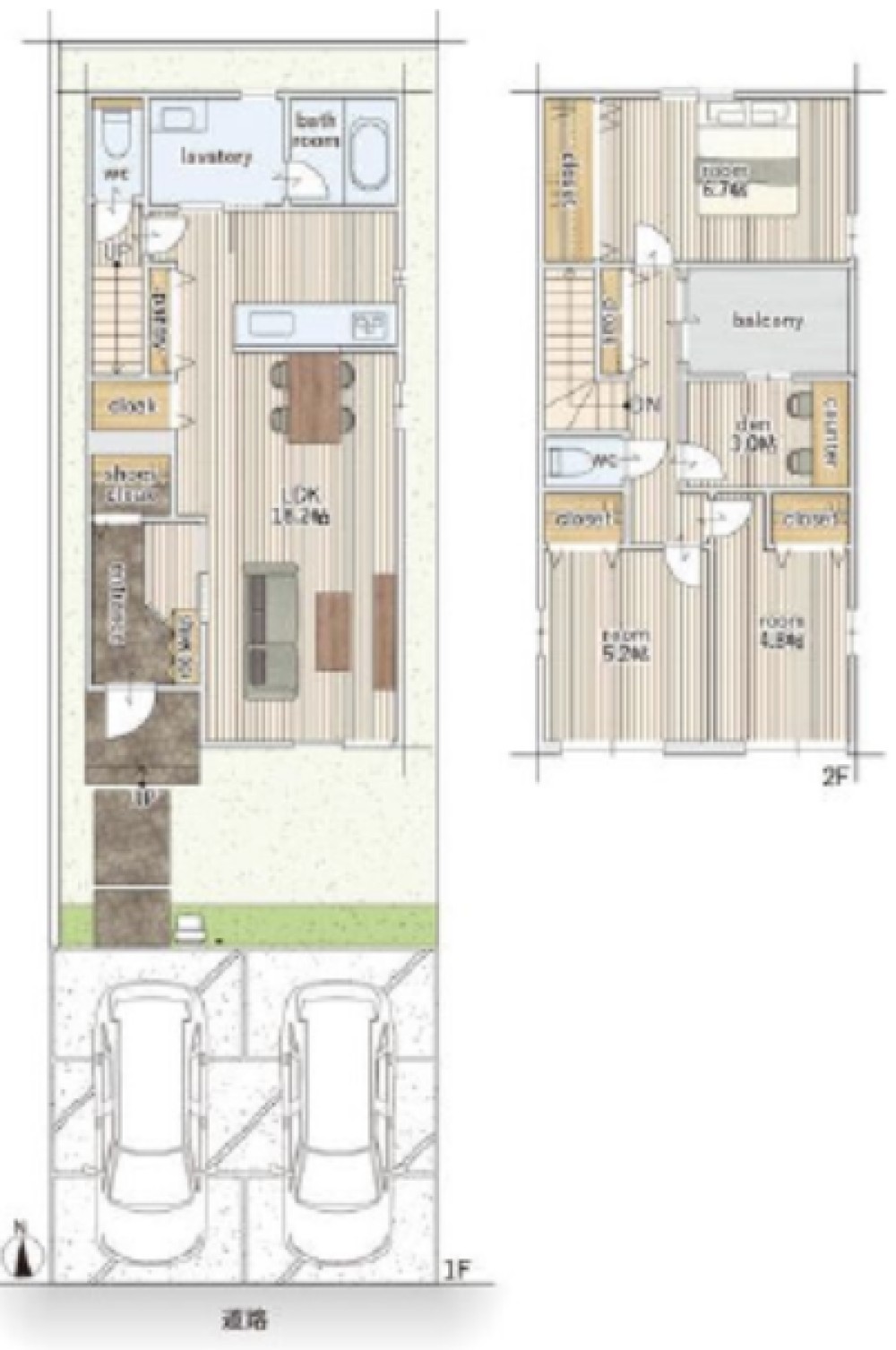 刈⾕市築地町　全3棟　2号棟 画像2