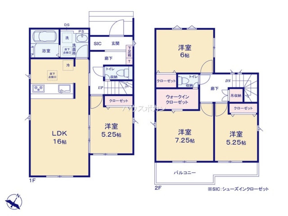 全居室収納豊富・ゆとりのある間取り◎