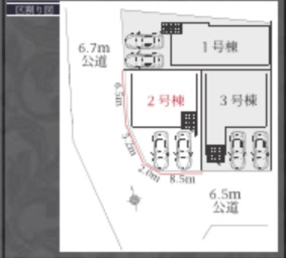 名古屋市名東区小井堀町　1期　全3棟　2号棟 画像1