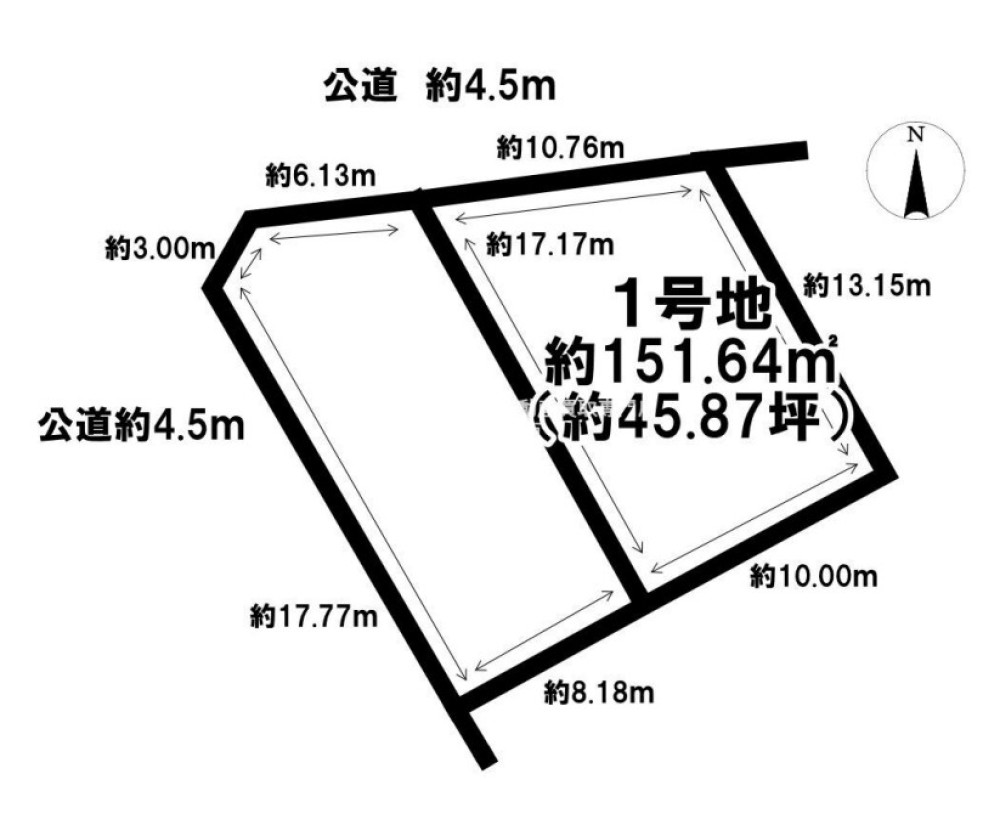 春日井市西山町　全2区画　1号地 画像1