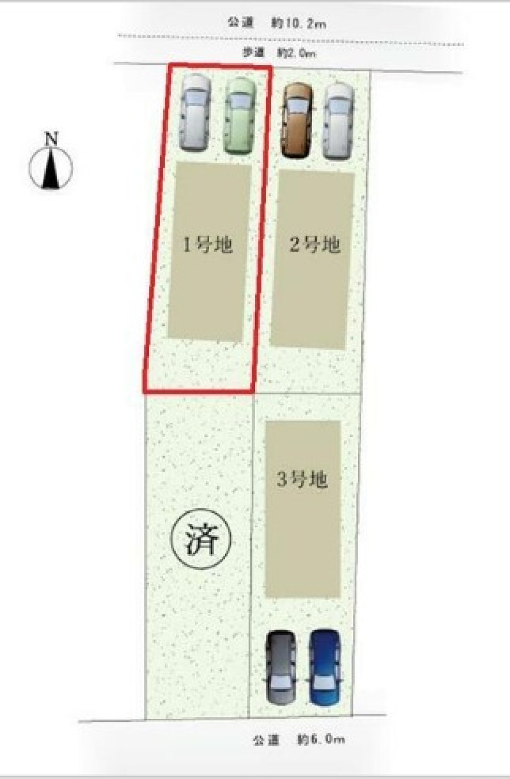 春日井市高山町6期　全3棟　1号棟 画像1