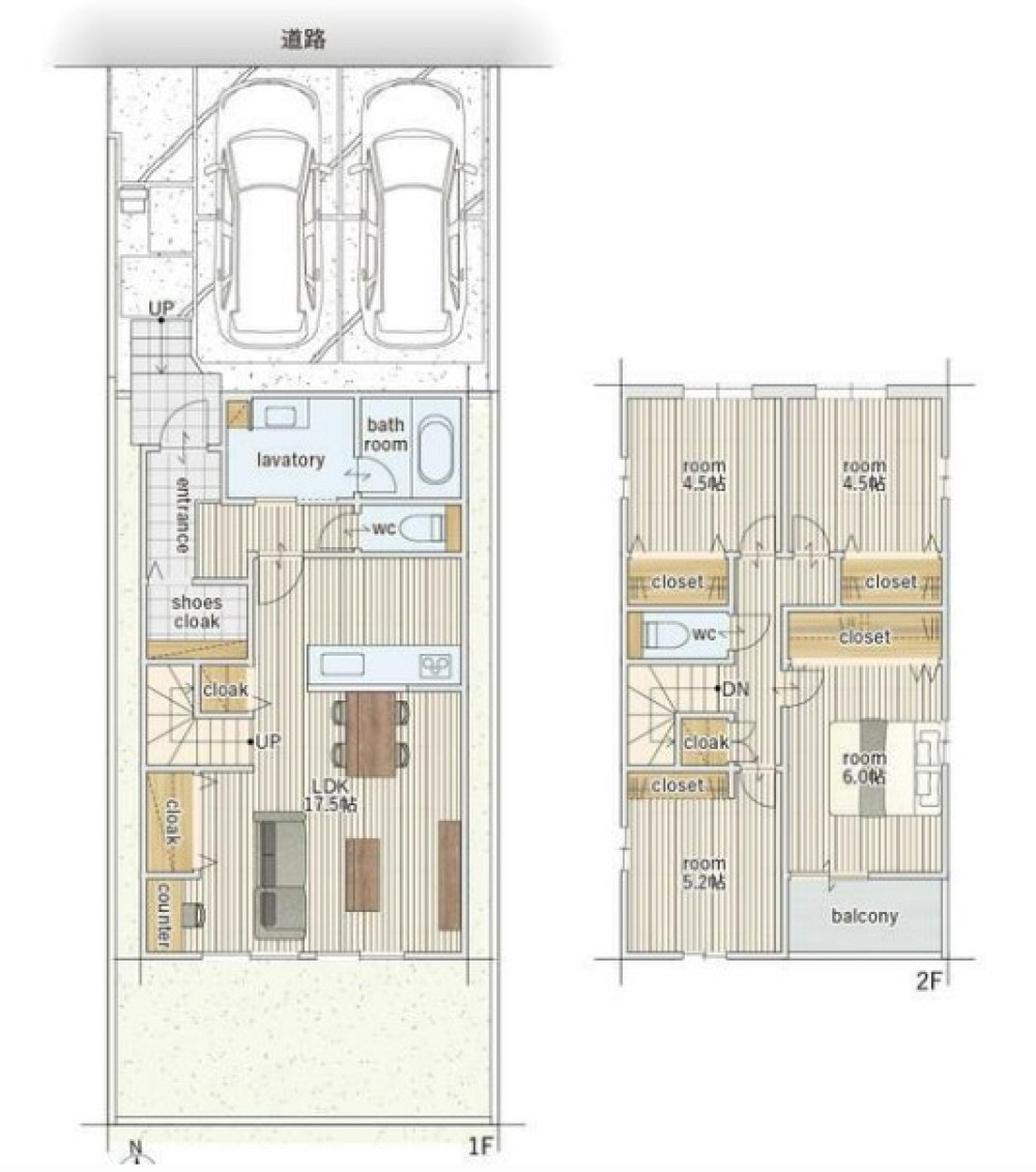 春日井市高山町7期　全2棟　6号棟 画像1
