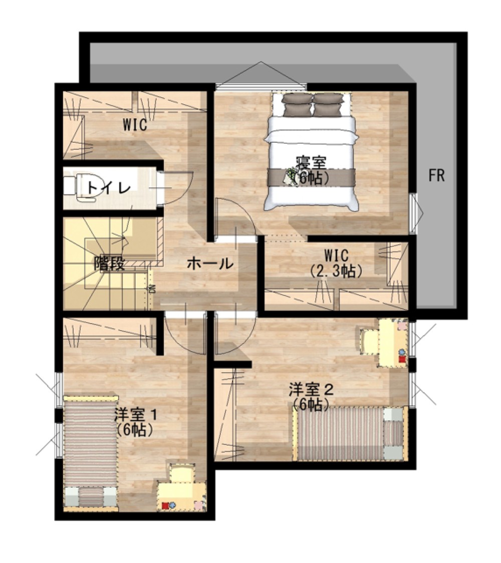 ウォークインクローゼットあり！