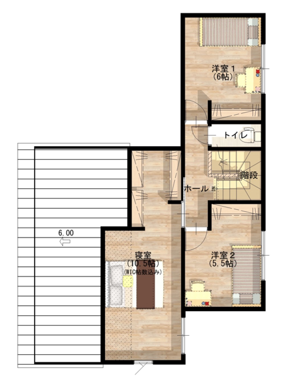 ウォークインクローゼットあり！