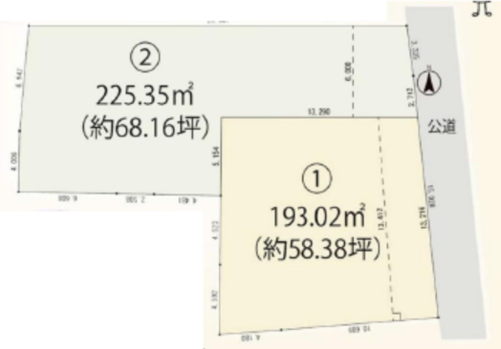 額田郡幸田町　全2区画　2号地 画像1