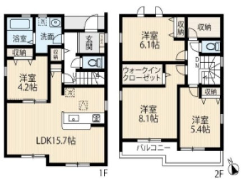 豊田市市木町　全2棟　2号棟 画像1