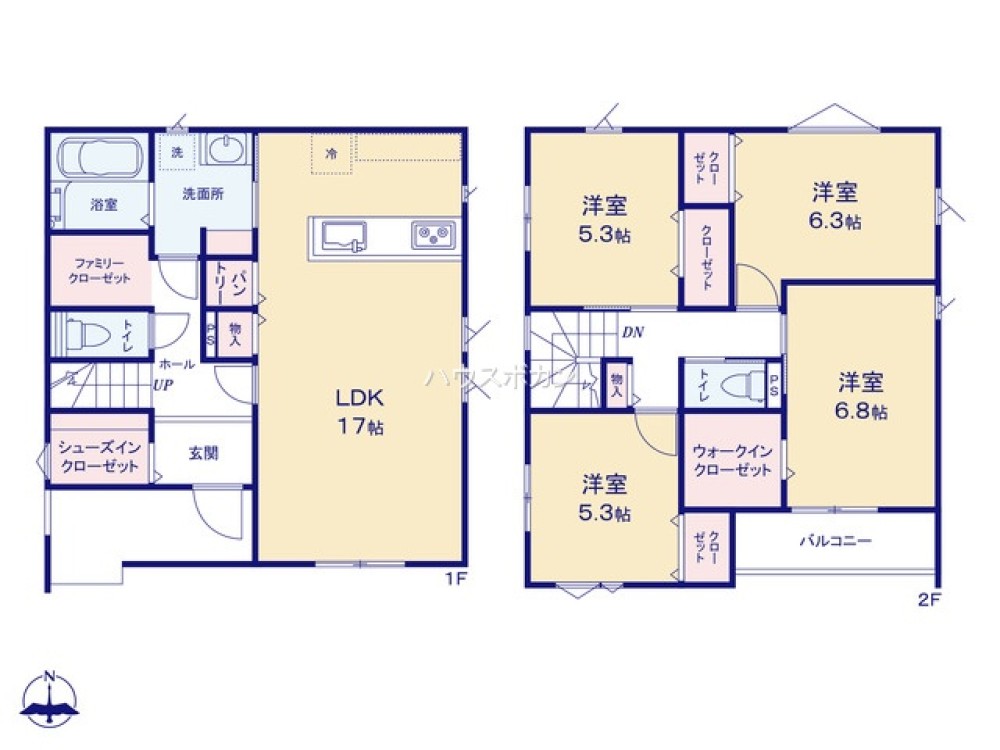 知多郡東浦町生路　第二十　全3棟　3棟 画像5