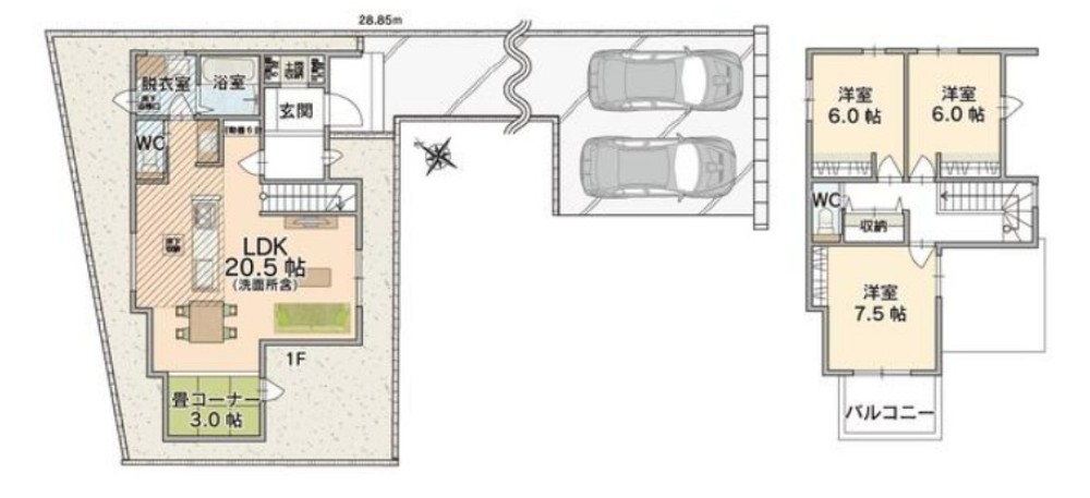 春日井市弥生町　全2棟　B号棟 画像6