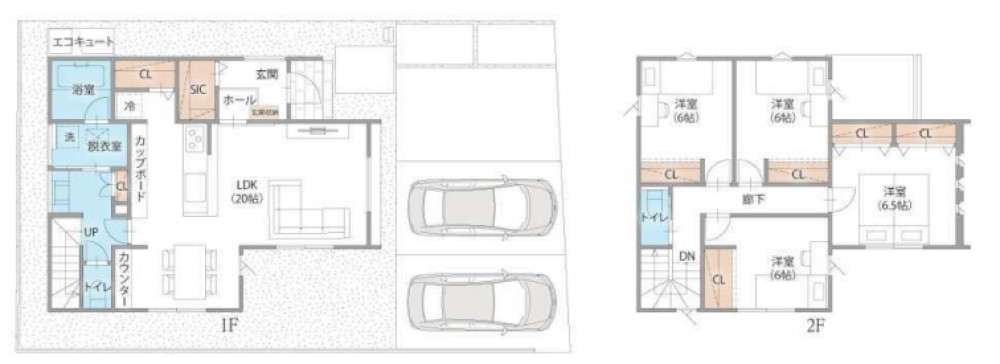 豊橋市東小鷹野二丁目　全5区画　2号棟 画像1