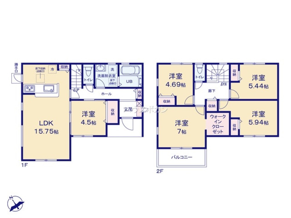 部屋数豊富な5LDK♪