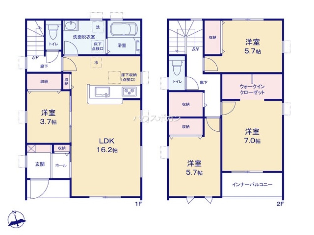 一宮市萩原町第三　全2棟　2号棟 画像4