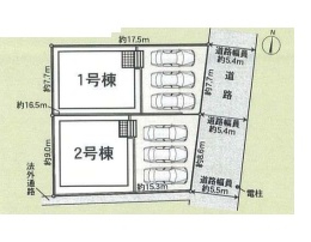 一宮市奥町　第22　全2棟　1号棟 画像1